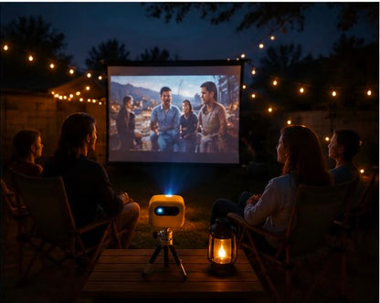 Pico 14 Rechargeables DLP Mini Projector| 720p Full HD | 1600 Lumens | Upto 100" Display | Auto Keystone & Focus | Wi-Fi/Bluetooth