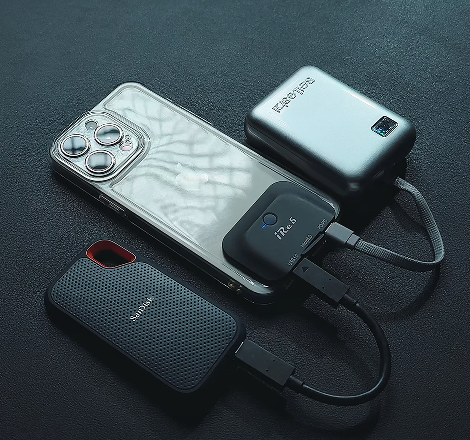 iRe5 X Module External Storage for iPhone & Android, Up to 2TB