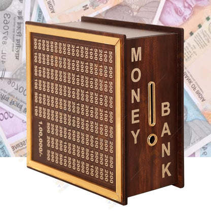 Wooden Money Saving Box | One Lakh Saving Box | Small Amount Becomes Big Savings